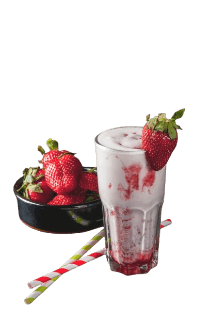 Strawberry glass deco right