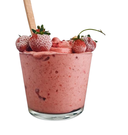 Strawberry shake background